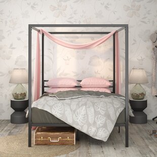 Full size canopy on sale bed with trundle